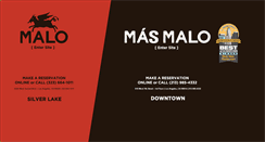 Desktop Screenshot of malorestaurant.com